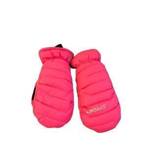 Spyder xl child’s mittens glovers pink rn#130323